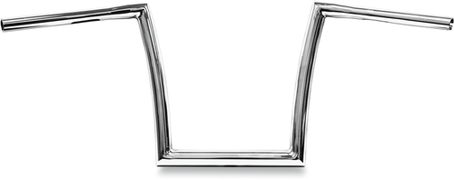 TODD'S CYCLE 0601-3132 1-1/4" Strip Handlebar - Fat Bobber - 14" Rise - Chrome - Fat Bobber 14" Rise Chrome