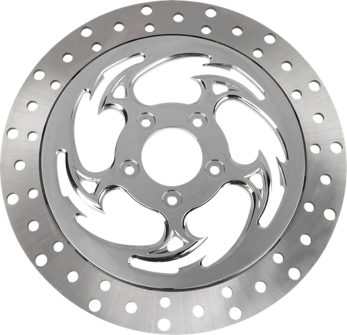 RC COMPONENTS ZSSCOG320A-85C-LF2K Floating Brake Rotor - Front Left Savage 320 mm Chrome
