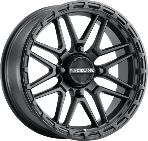 RACELINE WHEELS A11B-20737-00 Krank XL Wheel - Krank XL Front/Rear Black 20x7 4/137 0 mm