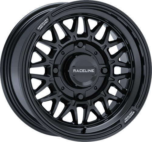 RACELINE WHEELS A13GB-57037+10 Omega Wheel - Omega Front/Rear Gloss/Black 15x7 4/137 5+2 (+10 mm)