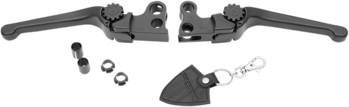 PSR 12-00654-22 Anthem Adjustable Lever Set for Harley Models - Black