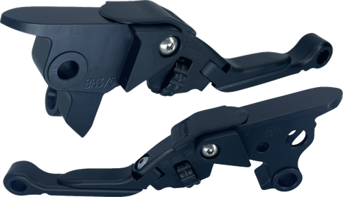PSR 12-03652-22 Anthem Pro Adjustable Lever Set for Harley Models - Black