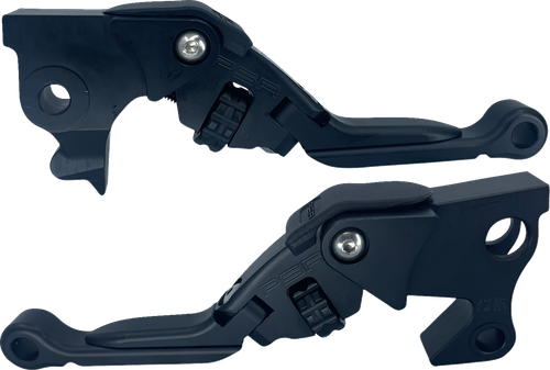 PSR 12-03655-22 Anthem Pro Adjustable Lever Set for Harley Models - Black