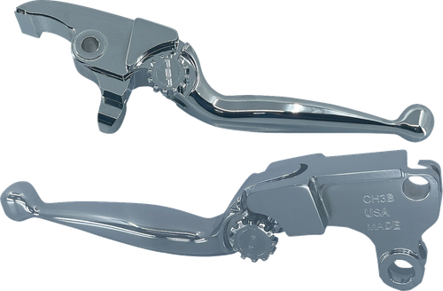 PSR 12-00617-20 Journey Adjustable Lever Set for Harley Models - Chrome