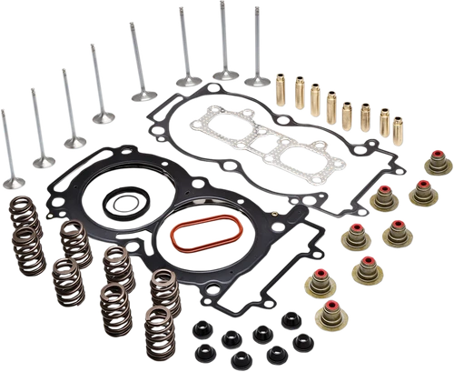 KIBBLEWHITE 82-83160 Cylinder Head Service Kit - C674 Valve Guides White Diamond® Valves Polaris