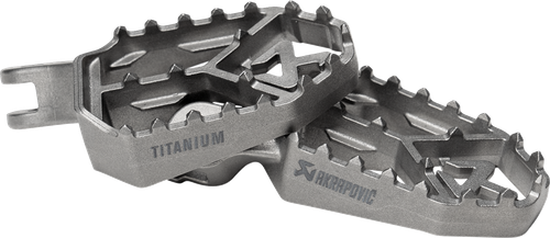 AKRAPOVIC F-KTM12T1 Adventure Foot Pegs - Titanium Husqvarna/KTM/Gas Gas