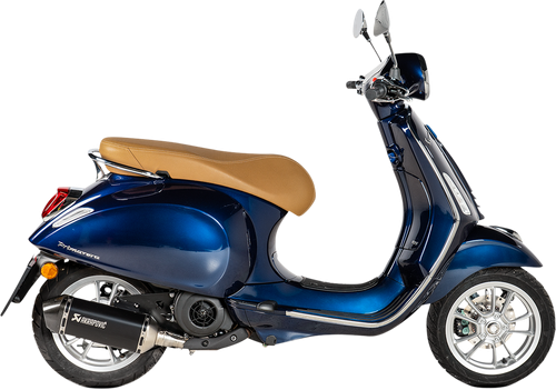 AKRAPOVIC S-VE125SO3-HZBL Slip-On Scooter Muffler - Stainless Steel
