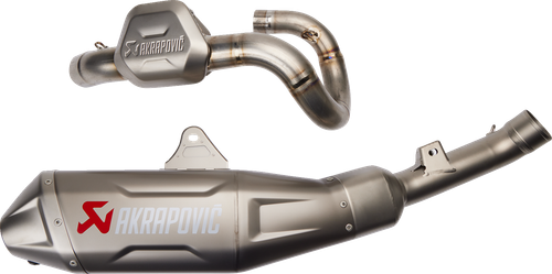 AKRAPOVIC S-H2MET13-FDHLTA Exhaust System - Titanium