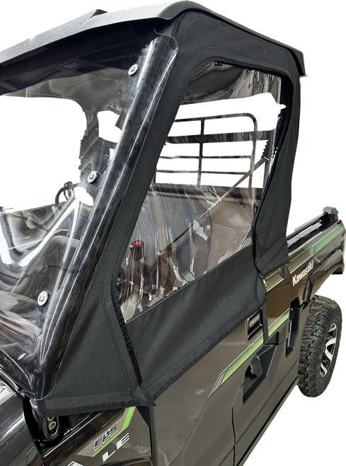 Moose Offroad Side Enclosures - Black - Kawasaki - Mule '19-'25 [KMMXSE11]