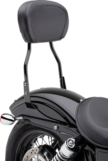 Cobra Round Sissy Bar - Short - Black - Sportster [6021253B]