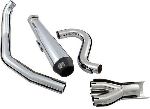 Cobra El Diablo Exhaust - Chrome - '88-'06 Softail [6485]
