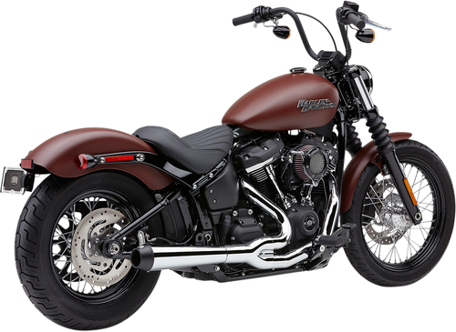 Cobra El Diablo Exhaust - Chrome - '18-'19 FLHC/FLSB [6479]