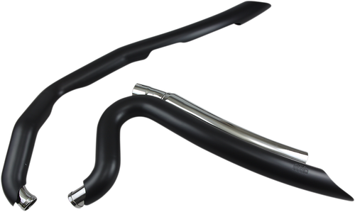 Cobra Speedster Swept Short Exhaust - Black [6231B]