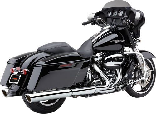 Cobra 909 Twin Slip-On Mufflers - FL - Chrome [6108]
