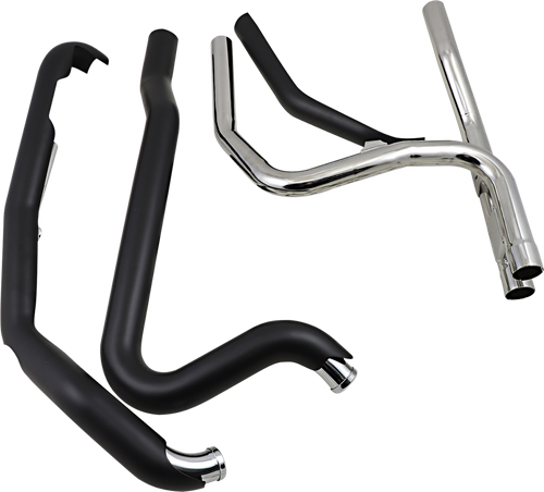 Cobra Powerport Dual Headpipes - Black [6254RB]