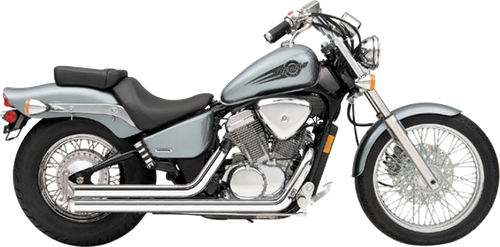 Cobra Streetrod Straight Cut Exhaust System - Chrome [1721T]