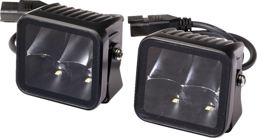 Moose Offroad LED Cube Light - 3" - Black [MSEBLPKIT]