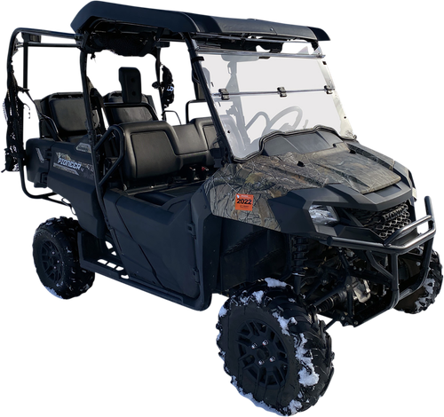 Moose Offroad Full Folding Windshield - Deluxe - Pioneer 700 [V00034712200M]