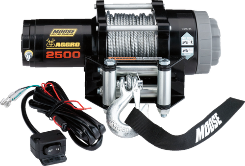 Moose Offroad 2500 lb Winch - Wire Rope - 50' [104306]