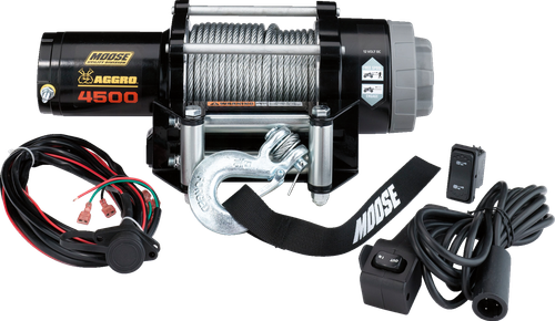 Moose Offroad 4500 lb Winch - Wire Rope - 50' [104310]