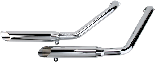Cobra Classic Slashcut Exhaust - Chrome - VT1100 [1370SC]