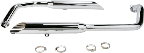 Cobra Classic Slashcut Exhaust - Chrome - Shadow Spirit [1374SC]