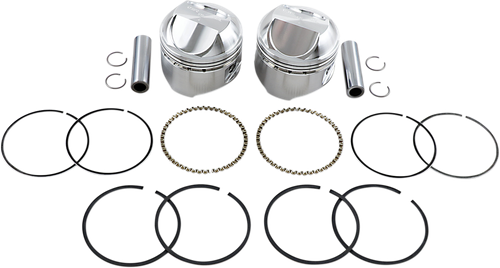 Wiseco Piston Kit - +0.020" - High Compression - Big Twin 1340 cc 80" [K1625]