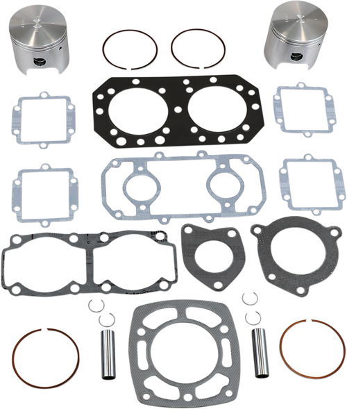 Wiseco Piston Kit - Kawasaki - 550 cc Twin Cylinder - +0.50 mm [WK1046]