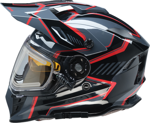 Z1R Range 2.0 Snow Helmet - Rotor - Black/Red - Large [0101-17232]