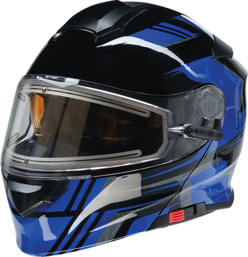 Z1R Solaris 2.0 Helmet - First Tracks - Electric - Dual Pane - Black/Blue - Small [0120-0832]