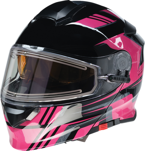 Z1R Solaris 2.0 Helmet - First Tracks - Electric - Dual Pane - Black/Pink - XL [0120-0847]