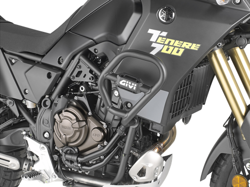 GIVI Engine Guards - Matte black - Yamaha - Tenere '21-'24 [TN2158]