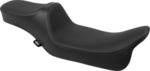 Drag Specialties Seats Predator III Seat - Extended Reach - Smooth - Black Solar Leather - FLH/FLT '08-'24 [4687E]
