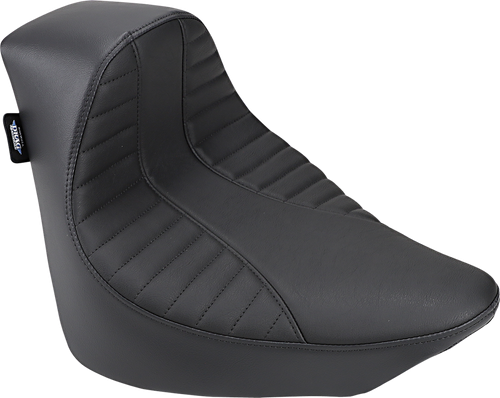 Drag Specialties Seats EZ-Solo Seat - Scorpion Stitch - Vinyl - FL/FX '18-'22 [0802-1150]