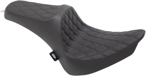 Drag Specialties Seats Predator III Seat - Double Diamond - Black Stitching - FX/FL '00-'17 [0802-1359]