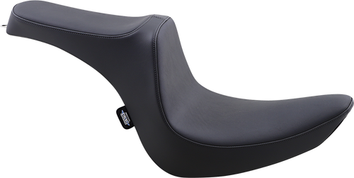 Drag Specialties Seats Predator III 2-Up Seat - Vinyl - Smooth - Black - Softail '06-'17 [08021437]