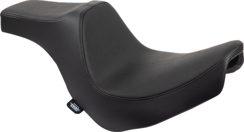 Drag Specialties Seats Predator III 2-Up Seat - Vinyl - Smooth - Black - FL/FX '18-'24 [0802-1490]