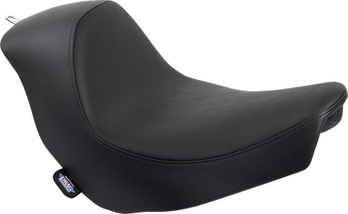 Drag Specialties Seats Solo Seat - Black - Smooth - FL/FX '18-'23 [0802-1512]