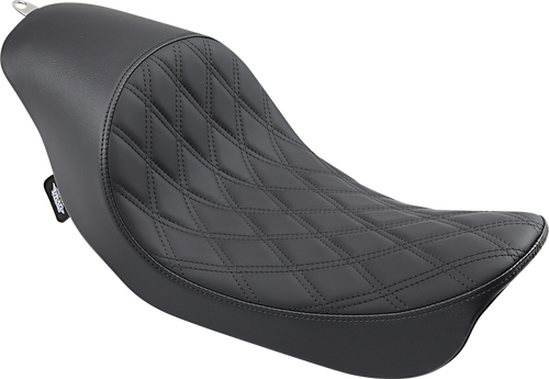 Drag Specialties Seats 3/4 Solo Seat - Low - Diamond Stitch - FXD/FLD '06-'17 [0803-0543]