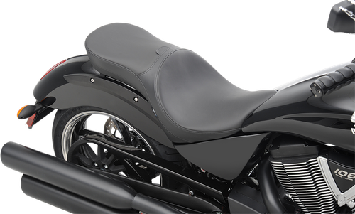 Drag Specialties Seats Low Profile Seat - Driver's Backrest Compatible - Smooth - Victory [0810-1605]
