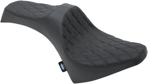 Drag Specialties Seats Predator III Seat - Double Diamond - Black Stitching - Scout '15-'22 [0810-2119]