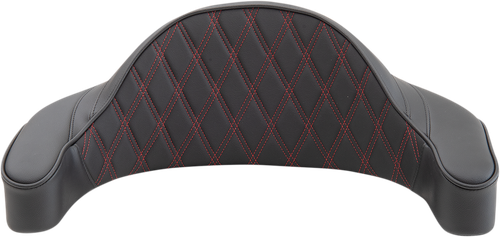 Drag Specialties Seats King-Pak Pad - Double Diamond - Red Thread - Road King '94-'13 [0822-0437]
