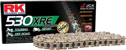 RK 530 XRE - Drive Chain - 116 Links - Gold [GB530XRE116]