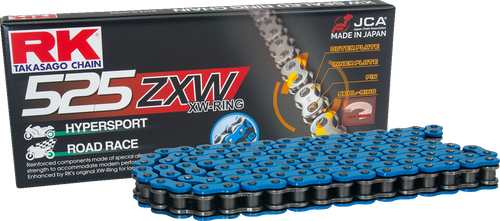 RK 525 ZXW - Drive Chain - 170 Links - Blue [BB525ZXW170]