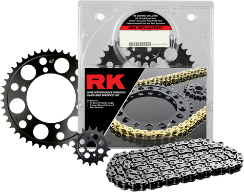 RK Chain and Sprocket Kit - Black/Natural - Triumph Scrambler 400 X [7104160EX]