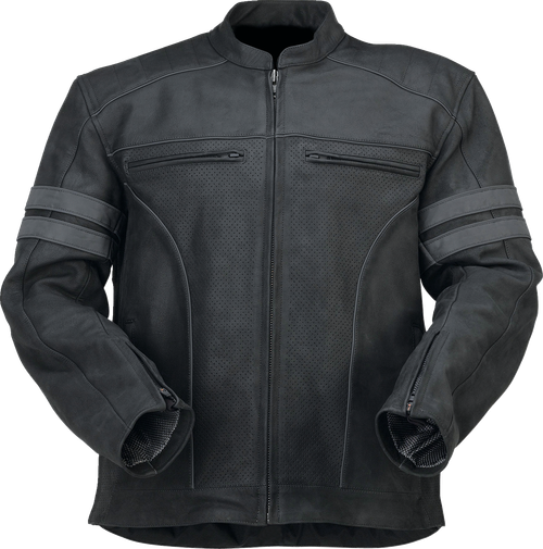 Z1R Remedy Leather Jacket - Black - 4XL [2810-3895]