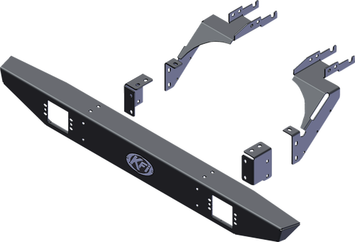KFI Products Rear Bumper - Formed - Polaris - General '21-'24 [102080]