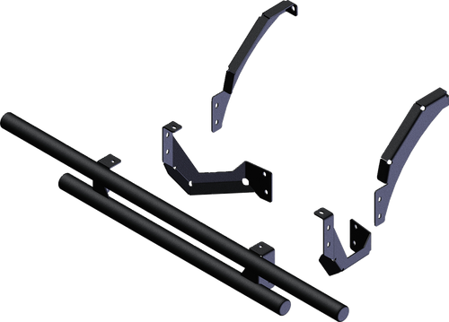 KFI Products Rear Bumper - Round - Black - Polaris - Xpedition '24-'26 [102095]