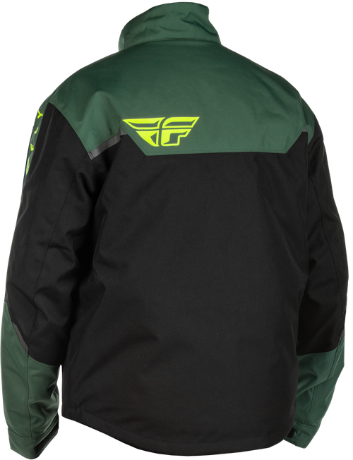 FLY RACING 470-5507M OUTPOST FLOAT JACKET GREEN/HI-VIS/BLACK MEDIUM