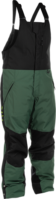 FLY RACING 470-6506L OUTPOST FLOAT BIB GREEN/HI-VIS/BLACK LARGE